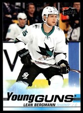 2019-20 Upper Deck Young Guns Lean Bergmann Rookie San Jose Sharks #245 R99