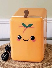 Fruit Mini Beauty Fridge Peach Color Orbit Innovations