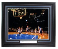 Christian Laettner Duke Signed/Inscribed The Shot 16x20 Photo Framed JSA 199562