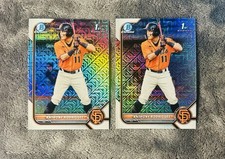 Anthony Rodriguez 2022 Bowman Chrome 1st Mojo Prospect Refractor (2)