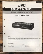 JVC A-22 Amplifier Service Manual Original 
