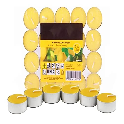 PHG Fresh Scented Tealight Candle Set - 7 Hour Burn Time  Assorted colors 