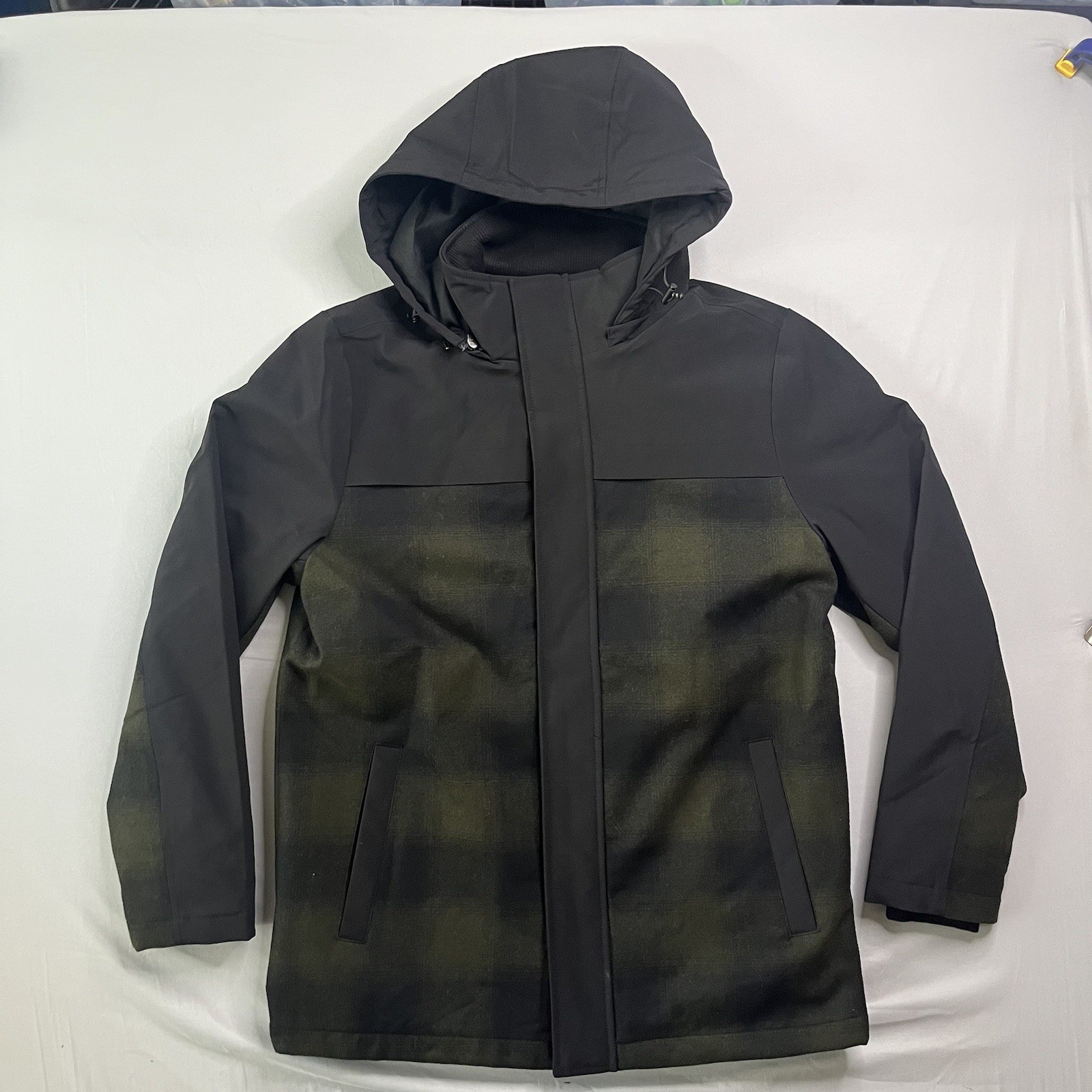 Pendleton Jacket Mens Medium Hooded Softshell Bla… - image 1