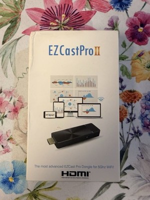 EZCast PRO II Dongle | 5G Wireless HDMI Extender and Receiver, Stream 4K Video