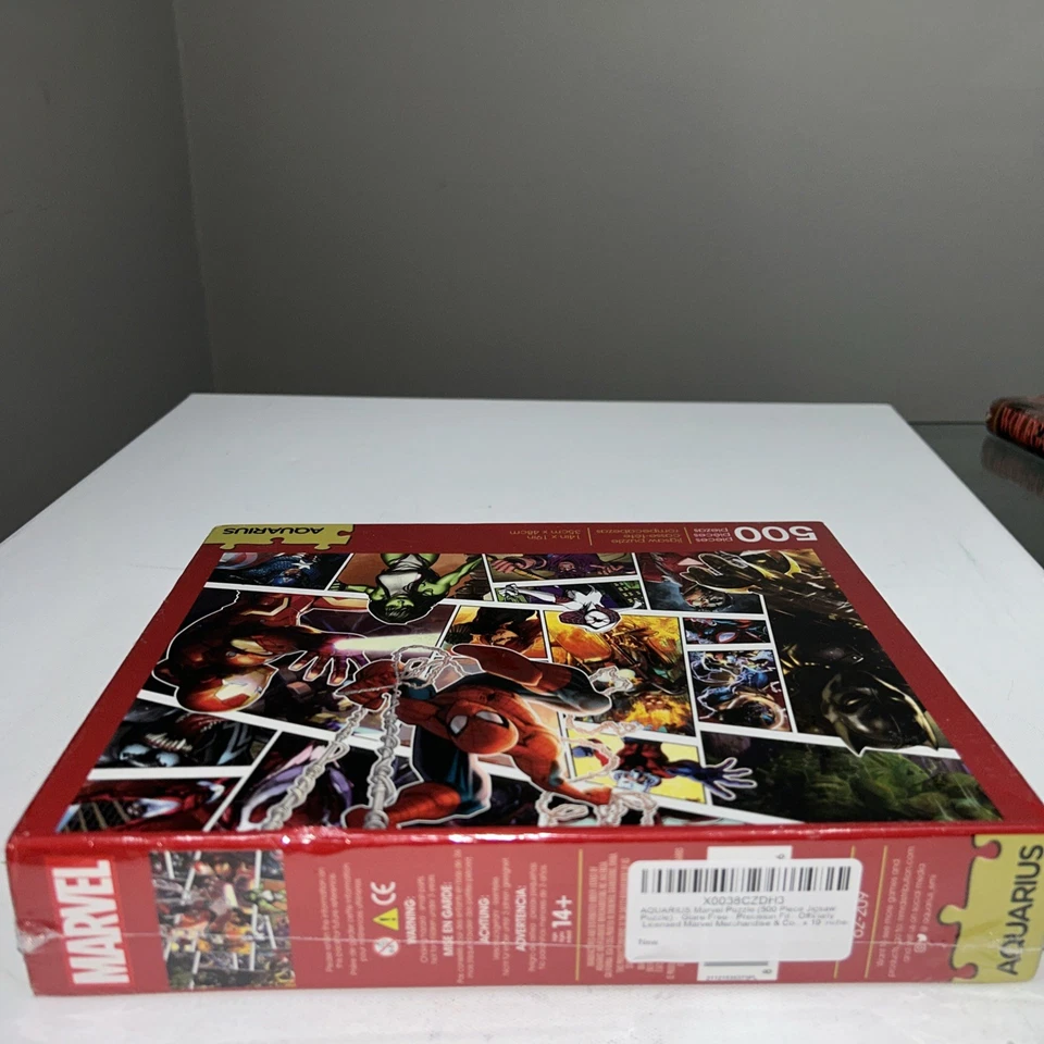 Marvel Panels Aquarius 500 шт. пазл *новый/запечатанный - Изображение 4 из 4