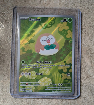Pokemon GO Reverse Holo Lot (2) Rowlet 090/088 Probopass 096/088