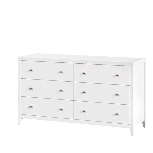 Butler Specialty Company Dana 60 in. W Rectangular Wood 6 Drawer Dresser - White - Picture 1 of 7