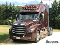 DachträGer + LED Flecken FüR Kenworth W900 Jeans Dach Edelstahl Lkw -