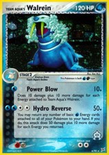 Heavily Played Team Aqua's Walrein - 6/95 - Holo Rare Pokemon Team Magma vs Team on eBay