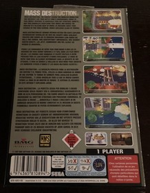 Mass Destruction (Sega Saturn) PAL Complete CIB - Front Cardboard Glue Off Case