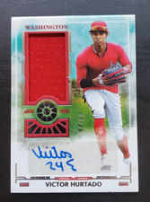 2025 Panini Boys of Summer Victor Hurtado Prospect Material Auto 44/99 #PM-VHT