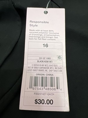 Wild Fable black pants NWT size 16 | eBay