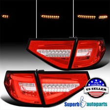 For 2008-2014 Subaru Impreza Hatchback Wrx Red Tail Lights W Led Sequential For 2008-2014 Subaru Impreza Hatchback Wrx Red Tail Lights W Led Sequential