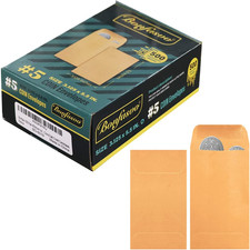 500 Pack 5 Brown Coin Envelope 3.125 X 5.5 Inches Kraft Envelopes Classic Small