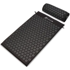 ProsourceFit Acupressure Mat and Pillow Set for Back/Neck Pain Relief and Mu...