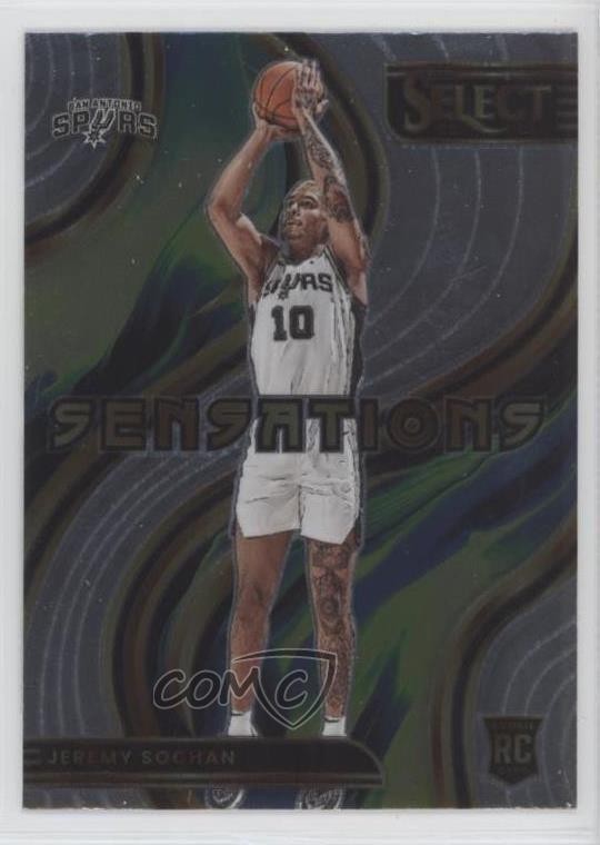 2022-23 Panini Select Sensations Jeremy Sochan #25 12yh