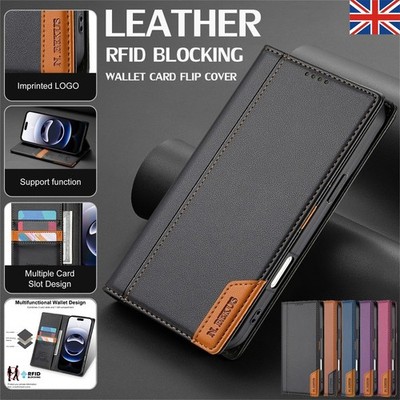 Wallet Case Leather Card Flip Cover For iPhone 17e 16 15 14 13 12 11 Pro Max 8/7