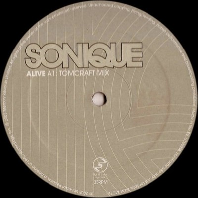 Sonique - Alive, 12'', (Vinyl)