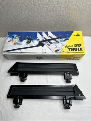 NEW - Set of Thule System 517 ski racks -NO KEYS