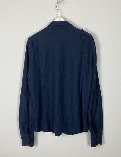 MA. STRUM Herren Overshirt Hemd dunkelblau Baumwolle Langarm Größe L/XL - Bild 9 von 19