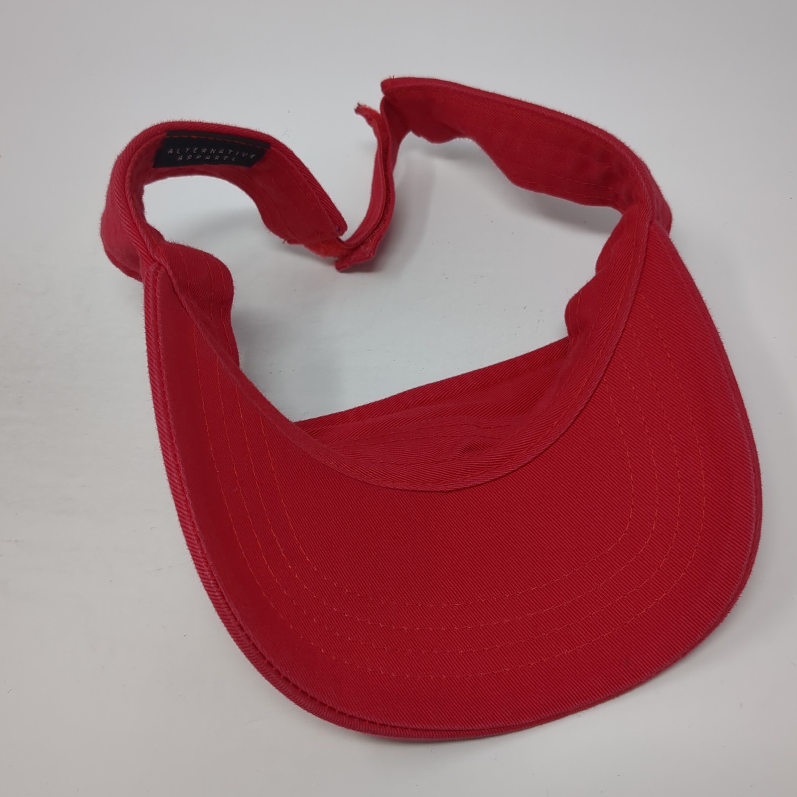 Roadkill Cafe Strapback Sun Visor Cap Red OS Adju… - image 7