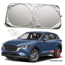 XHRING Windshield Sun Shade for Mazda CX5/CX-5 2013-2025 2026 CX30/CX-30 2020