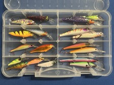 18 Custom Painted Fishing Lures Rapala Rattles Different Styles & Sizes