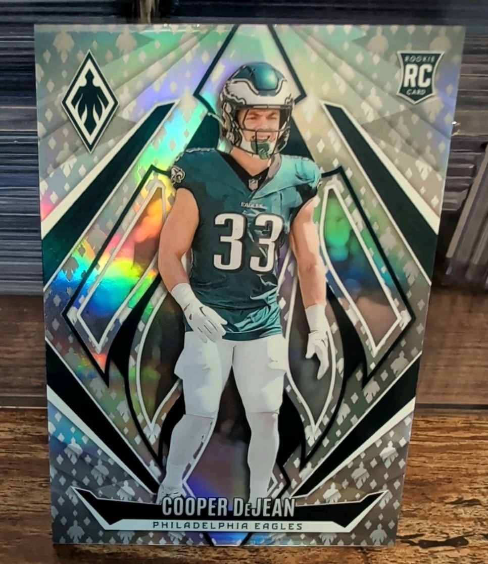 2024 Panini Phoenix #171 Cooper DeJean RC Rookie Phoenix Logo Prizm /399 Eagles