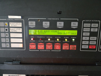 Simplex 4100-8001 Main Operator Panel With 562-771 Master Controller And More 
