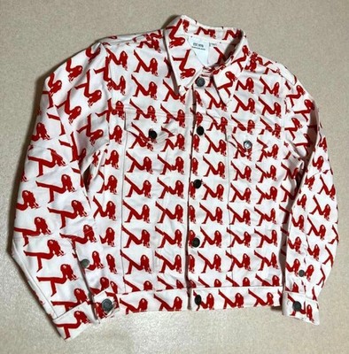 Calvin Klein Raf Simons CK Girl Jacket All Over Print Rare Size S Japan