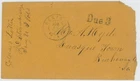 Mr Fancy Cancel DUE 3 CIVIL WAR COVER SOLDIER'S LETTER SURG US VOLS TO IOWA