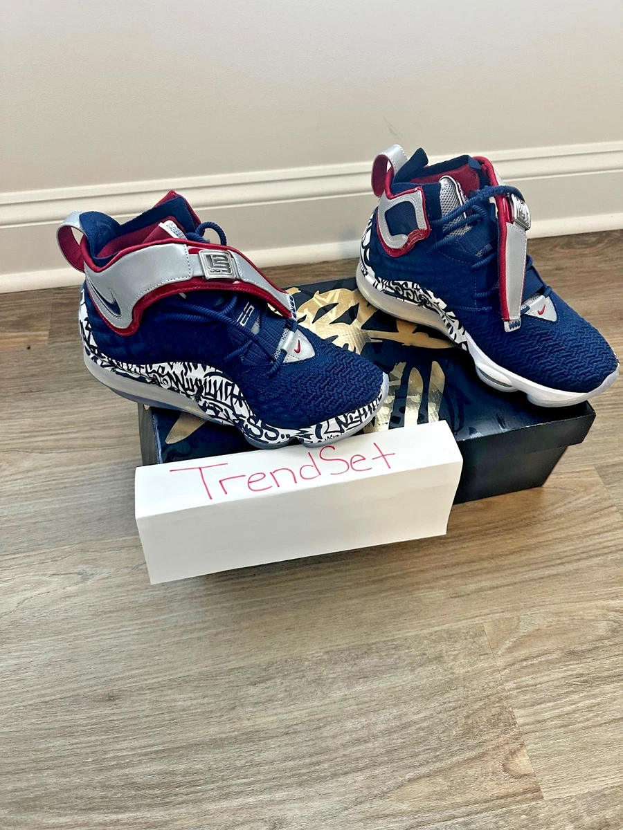Las mejores ofertas en Nike LeBron 17 LeBron 4 Cold Blue Graffiti