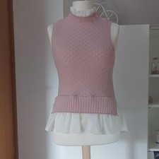 Ted Baker Damen Strickpullover ärmellos rosa...