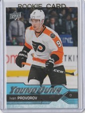 2016-17 UD Upper Deck Young Guns Ivan Provorov Rookie Card RC #214 Mint. rookie card picture
