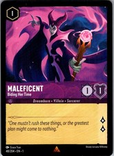 Maleficent - Biding Her Time The First Chapter 48/204 Rare Lorcana Near Mint