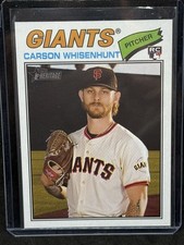 2026 Topps Heritage Carson Whisenhunt RC Rookie #79 Giants