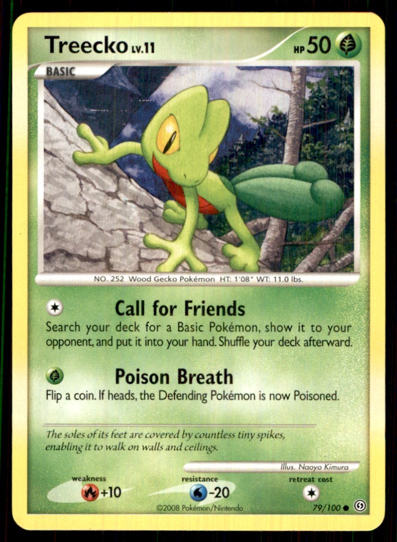 2008 Diamond & Pearl - Stormfront Treecko Basic/Common #79