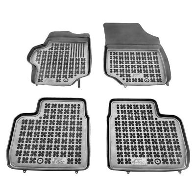 Gummi Rezaw-Plast Fußmatten für Peugeot 301 2012-2019 Gummi-Autoteppich-Set stra