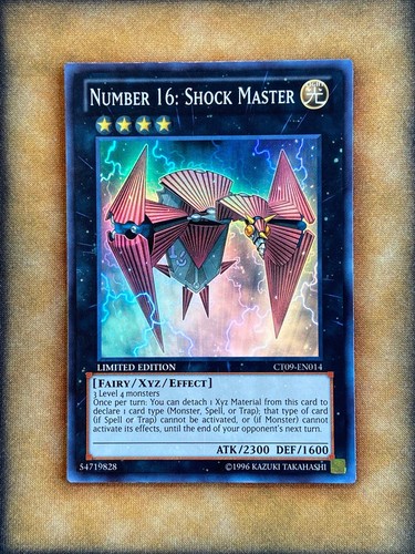 Number 16: Shock Master CT09-EN014 YuGiOh Collectible Tins 2012 card