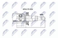 NTY NPW-FR-004 Gelenksatz Antriebswelle Getriebeseitig FüR Ford