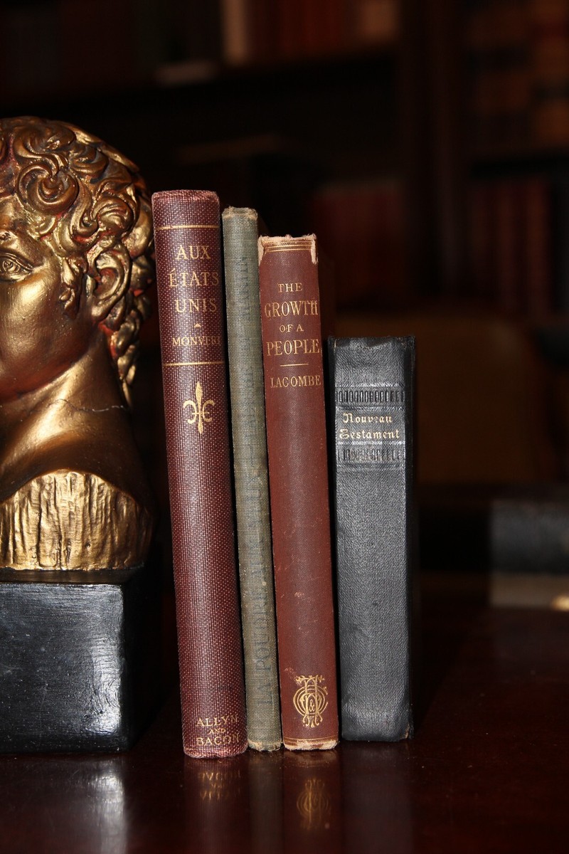19世紀　古書　フランス語　2冊セット Antique French Book Bundle - 19th & Early 20th Century
