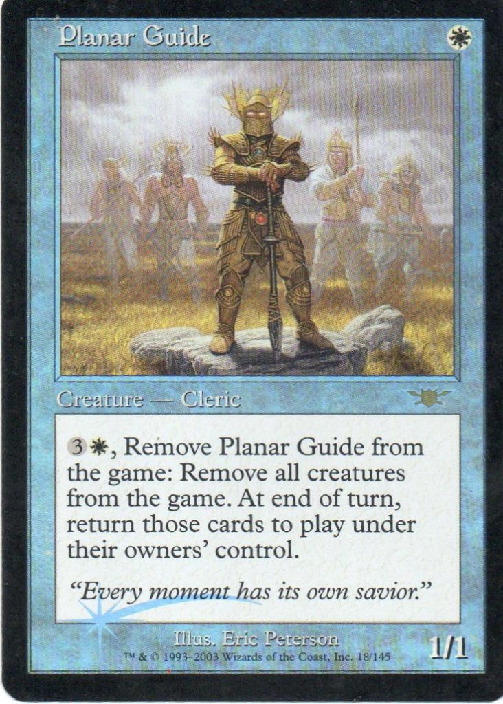 MTG: Legions: Foil Planar Guide: Lightly Played Condition