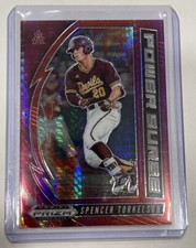 2020 Panini Prizm Draft Picks Spencer Torkelson Power Surge Red/Purple Prizm