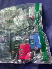 4 TSA COLOR 3 DIGIT SUITCASE LUGGAGE LOCK TRAVEL BAG SECURE PADLOCK CODE