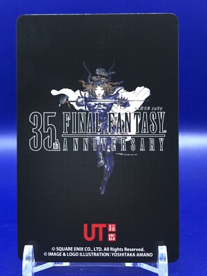 35th Final Fantasy Anniv. Playing Card Square Enix Uniqlo 2022