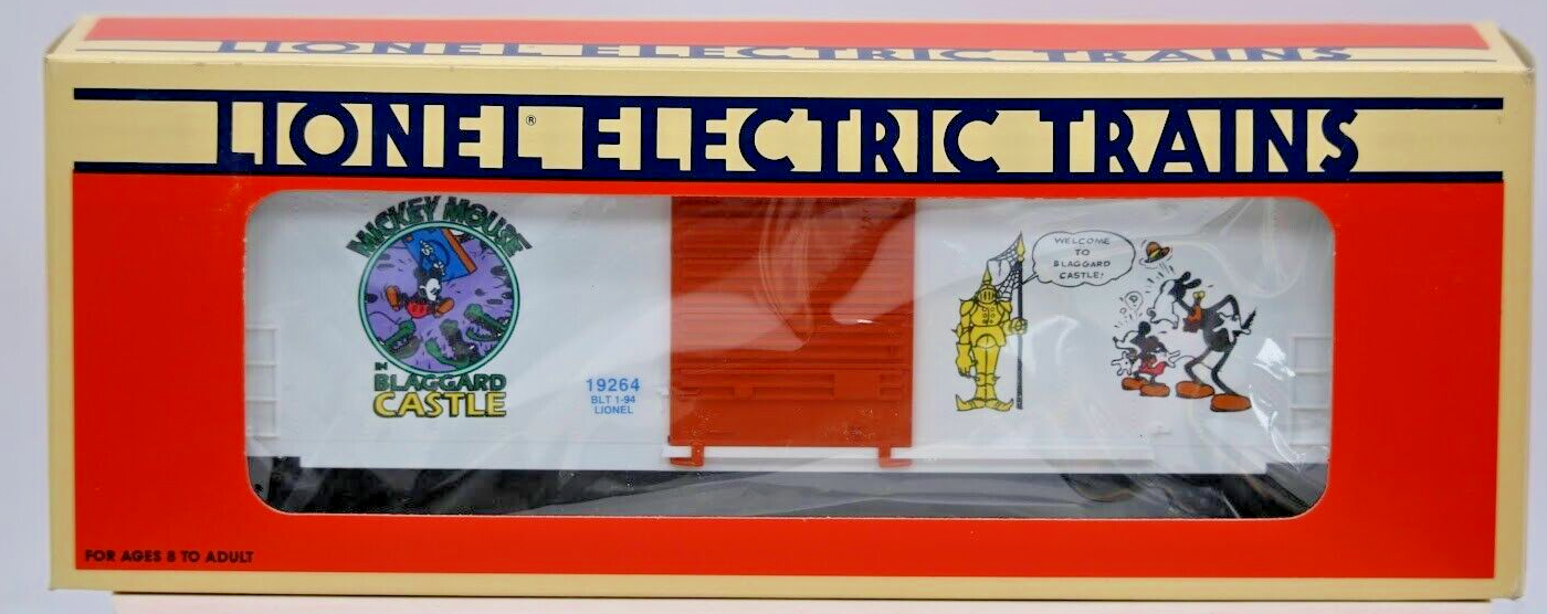 LIONEL 6-19264 DISNEY PERILS OF MICKEY BOX CAR LOT 22589
