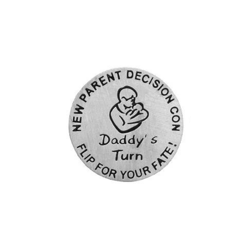 Parent Decision Coin for Mom Dad Baby Shower Novelty Gift Birthday Present Mum - Picture 7 of 8