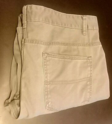 J HART & BROS - HERREN HOSE - GR. 52 - FIVE POCKET - FARBE KAKI GRÜN