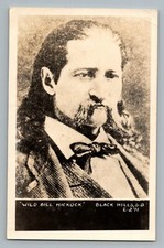Wild Bill Hickock Black Hills South Dakota Real Photo Postcard RPPC 1930-50