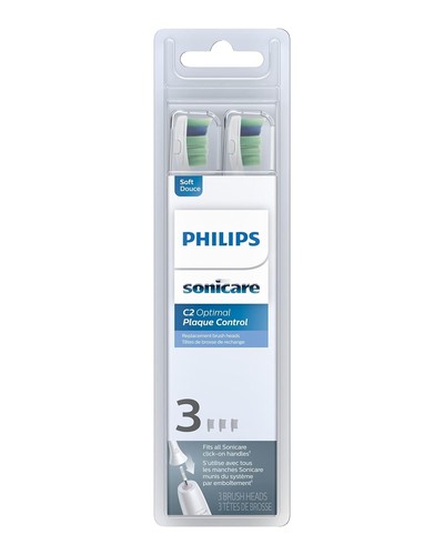 Philips Sonicare Genuine C2 Optimal Plaque Control Replace - HX9023/65 (3 Pack) - Picture 3 of 11